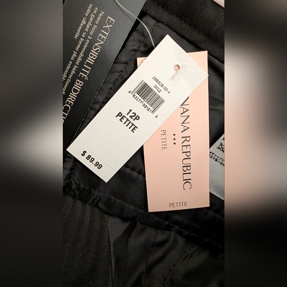 Banana Republic Black Wool Blend Trousers - Picture 2 of 6